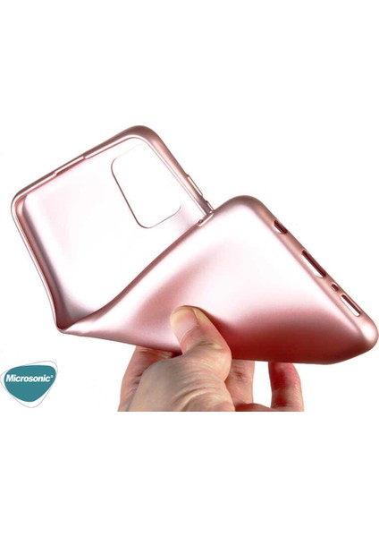 Matte Silikon Samsung Galaxy A31 Kılıf Lacivert