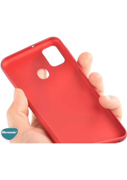 Matte Silikon Samsung Galaxy M21 Kılıf Lacivert