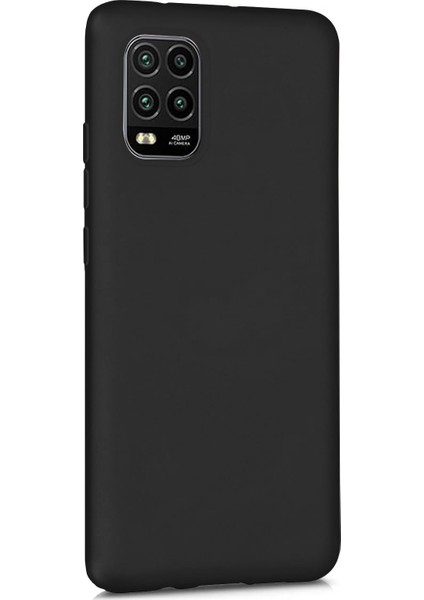 Matte Silikon Xiaomi Mi 10 Lite Kılıf Siyah