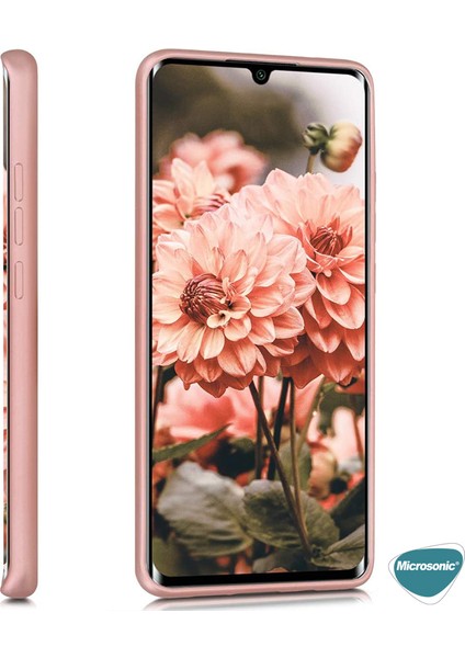 Matte Silikon Xiaomi Mi Note 10 Lite Kılıf Gold