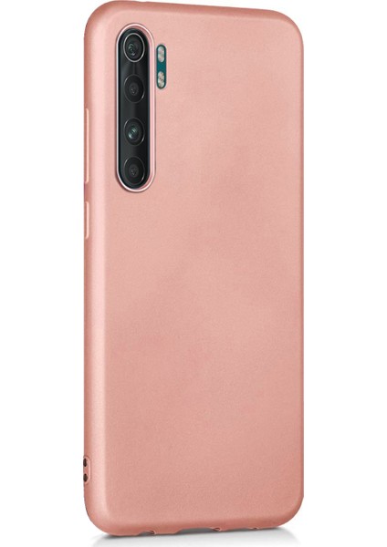 Matte Silikon Xiaomi Mi Note 10 Lite Kılıf Rose Gold