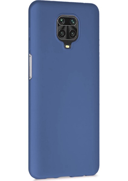 Matte Silikon Xiaomi Redmi Note 9S Kılıf Lacivert