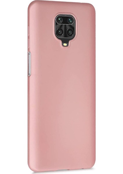 Matte Silikon Xiaomi Redmi Note 9S Kılıf Rose Gold