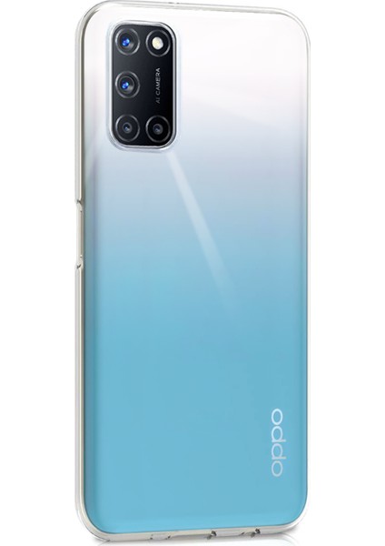 Oppo A92 Kılıf Transparent Soft Şeffaf