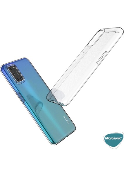 Oppo A92 Kılıf Transparent Soft Şeffaf