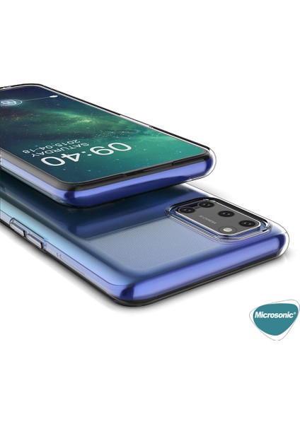 Oppo A92 Kılıf Transparent Soft Şeffaf