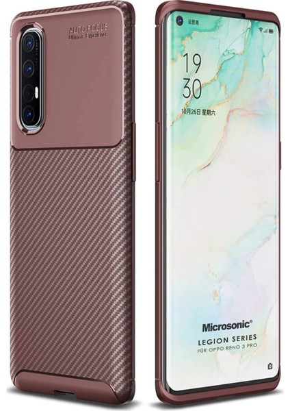 Oppo Reno 3 Pro Kılıf Legion Series Kahverengi