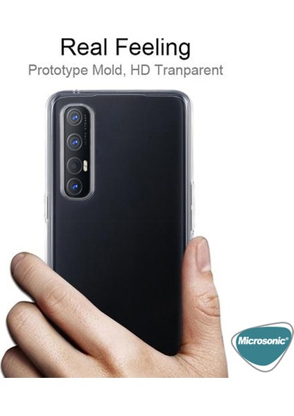 Oppo Reno 3 Pro Kılıf Transparent Soft Şeffaf