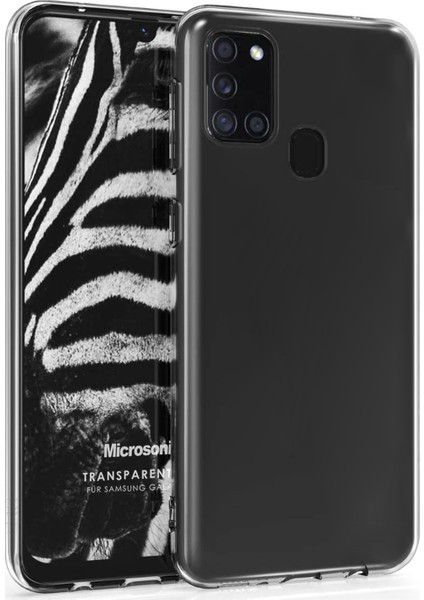 Samsung Galaxy A21s Kılıf Transparent Soft Şeffaf