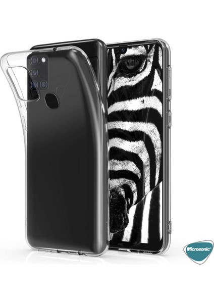 Samsung Galaxy A21s Kılıf Transparent Soft Şeffaf