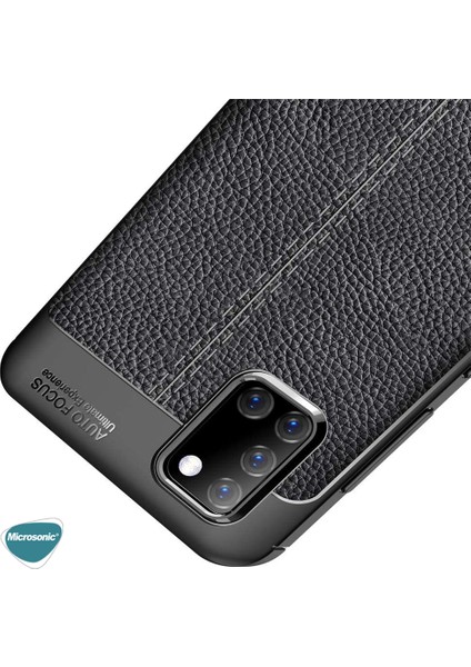 Samsung Galaxy A31 Kılıf Deri Dokulu Silikon Kırmızı