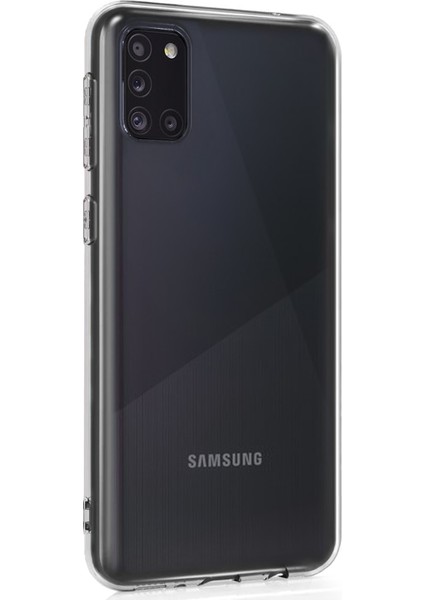 Samsung Galaxy A31 Kılıf Transparent Soft Şeffaf