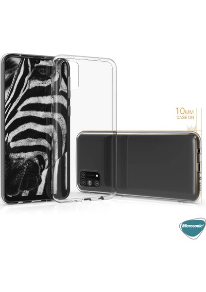 Samsung Galaxy A31 Kılıf Transparent Soft Şeffaf