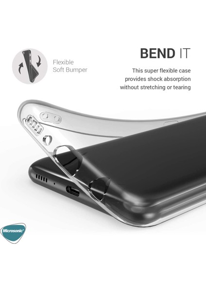 Samsung Galaxy A31 Kılıf Transparent Soft Şeffaf