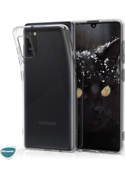 Samsung Galaxy A41 Kılıf Transparent Soft Şeffaf