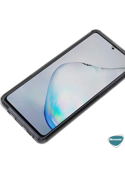 Samsung Galaxy A81 Kılıf 6 Tarafı Full Koruma 360 Clear Soft Şeffaf