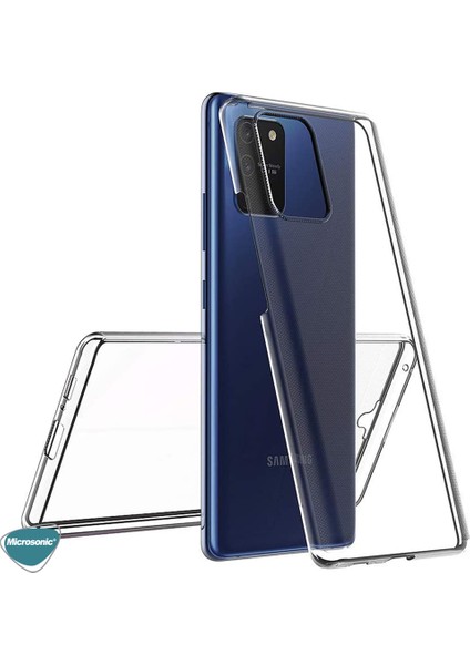Samsung Galaxy A91 Kılıf 6 Tarafı Full Koruma 360 Clear Soft Şeffaf modelleri