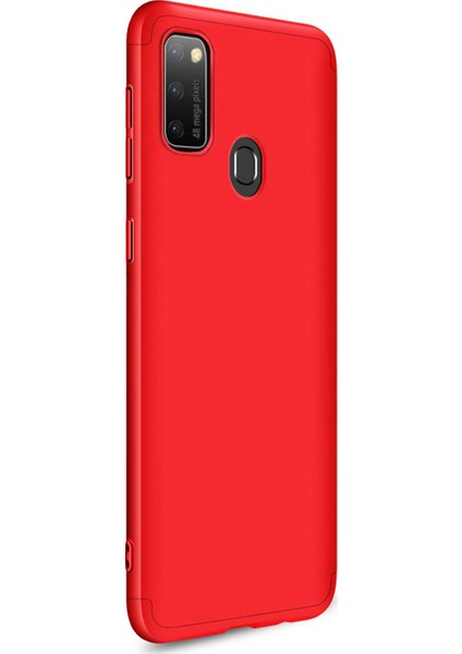 Samsung Galaxy M21 Kılıf Double Dip 360 Protective Kırmızı fiyatları