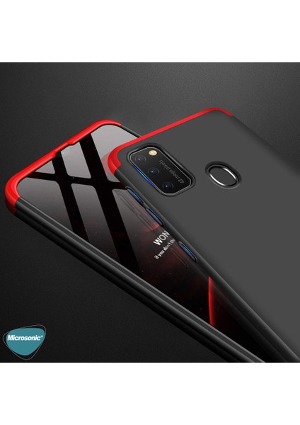 Samsung Galaxy M21 Kılıf Double Dip 360 Protective Kırmızı indirimleri