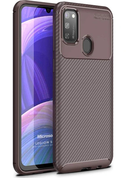 Samsung Galaxy M21 Kılıf Legion Series Kahverengi