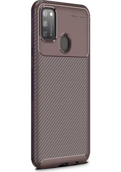 Samsung Galaxy M21 Kılıf Legion Series Kahverengi