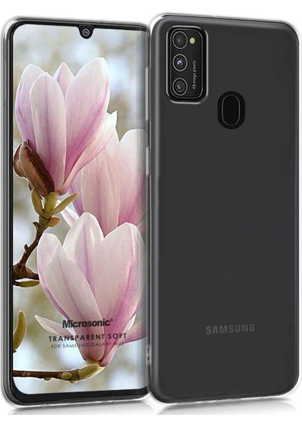 Samsung Galaxy M21 Kılıf Transparent Soft Şeffaf