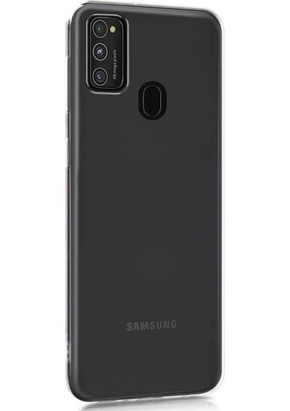 Samsung Galaxy M21 Kılıf Transparent Soft Şeffaf