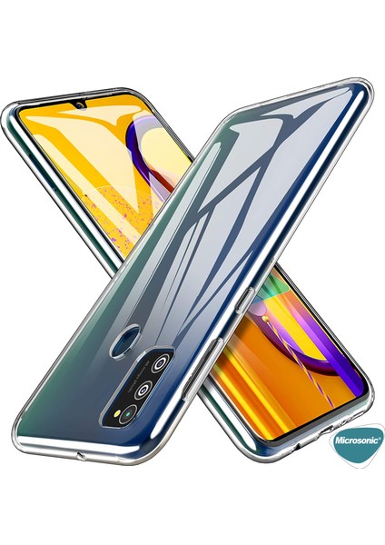 Samsung Galaxy M21 Kılıf Transparent Soft Şeffaf