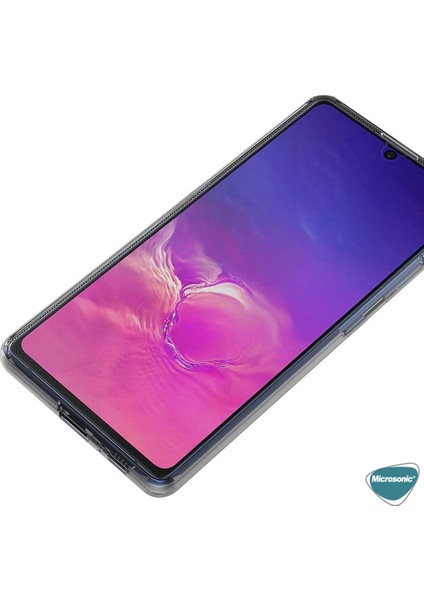 Samsung Galaxy S10 Lite Kılıf 6 Tarafı Full Koruma 360 Clear Soft Şeffaf