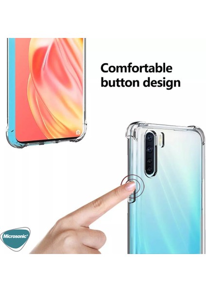 Shock Absorbing Kılıf Oppo Reno 3 Şeffaf