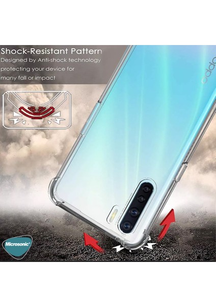 Shock Absorbing Kılıf Oppo Reno 3 Şeffaf