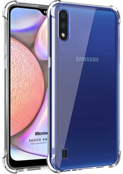 Shock Absorbing Kılıf Samsung Galaxy A01 Şeffaf