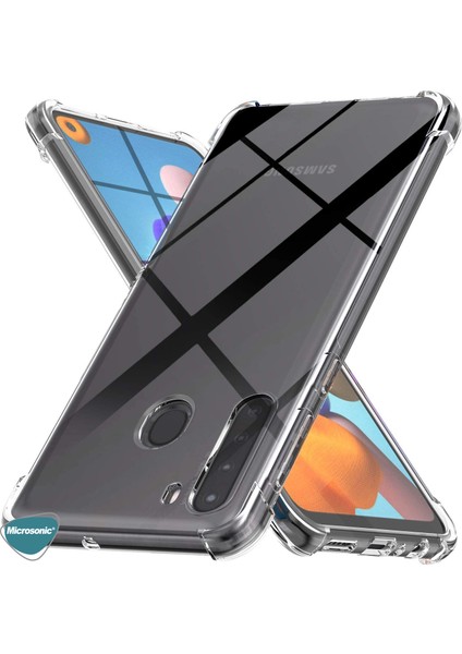 Shock Absorbing Kılıf Samsung Galaxy A21 Şeffaf