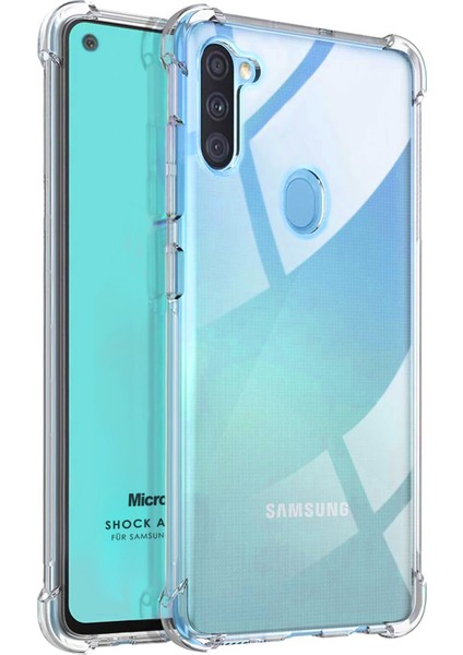 Shock Absorbing Kılıf Samsung Galaxy M11 Şeffaf