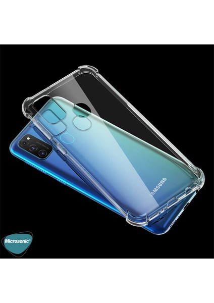 Shock Absorbing Kılıf Samsung Galaxy M21 Şeffaf