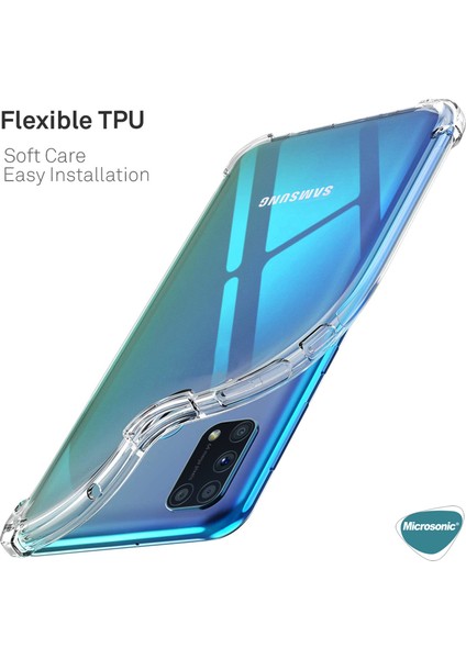 Shock Absorbing Kılıf Samsung Galaxy M31 Şeffaf