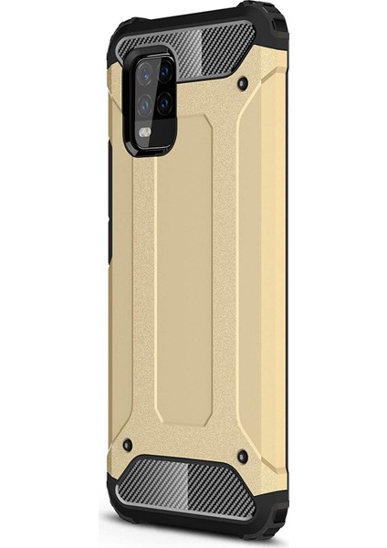 Xiaomi Mi 10 Lite Kılıf Rugged Armor Gold