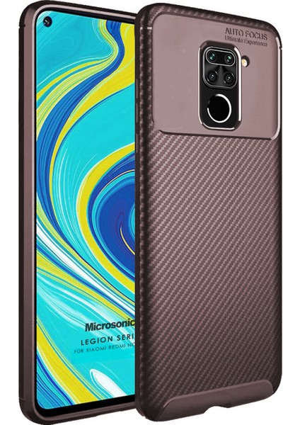 Xiaomi Redmi Note 9 Kılıf Legion Series Kahverengi