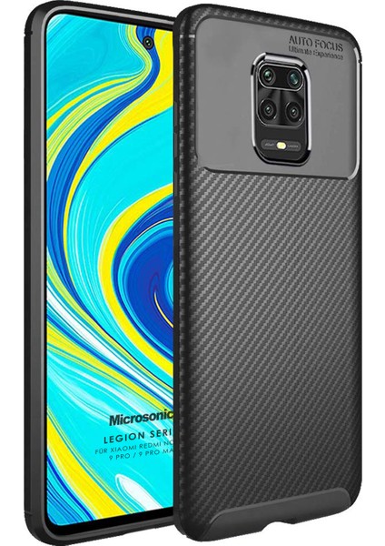 Xiaomi Redmi Note 9 Pro Kılıf Legion Series Siyah