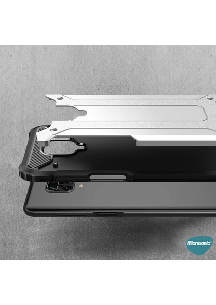 Xiaomi Redmi Note 9 Pro Kılıf Rugged Armor Kırmızı