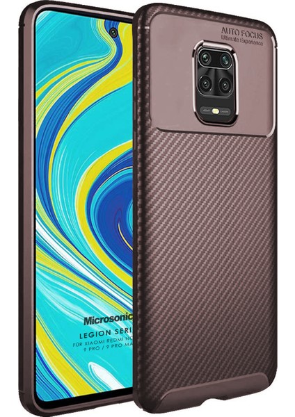 Xiaomi Redmi Note 9S Kılıf Legion Series Kahverengi
