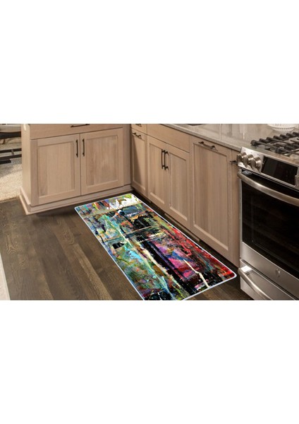 Kaymaz Deri Taban Tezgah Önü Mutfak Paspası 75 x 150 cm No: 133