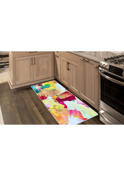 Kaymaz Deri Taban Tezgah Önü Mutfak Paspası 75 x 150 cm No: 185