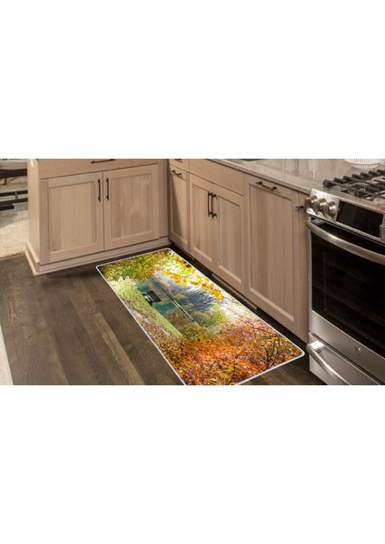 Kaymaz Deri Taban Tezgah Önü Mutfak Paspası 75 x 150 cm No: 192