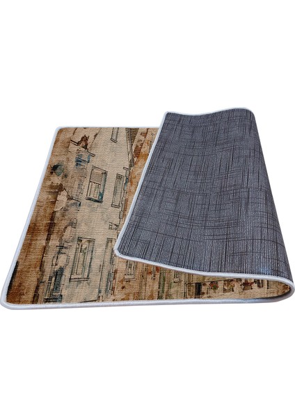 Kaymaz Deri Taban Tezgah Önü Mutfak Paspası 75 x 150 cm No: 233