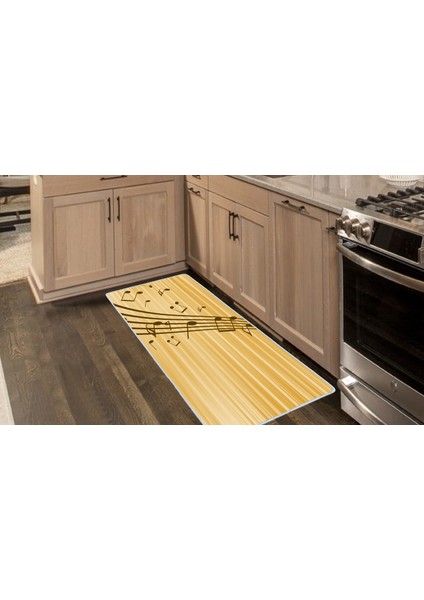 Kaymaz Deri Taban Tezgah Önü Mutfak Paspası 75 x 150 cm No: 246