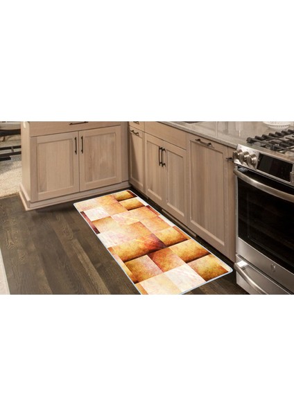 Kaymaz Deri Taban Tezgah Önü Mutfak Paspası 75 x 150 cm No: 277