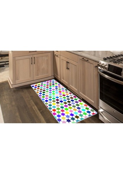 Kaymaz Deri Taban Tezgah Önü Mutfak Paspası 75 x 150 cm No: 329