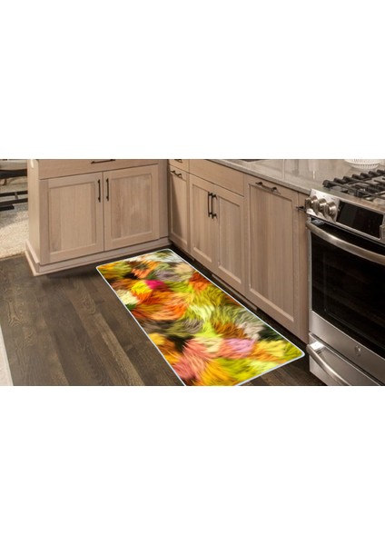 Kaymaz Deri Taban Tezgah Önü Mutfak Paspası 75 x 150 cm No: 350