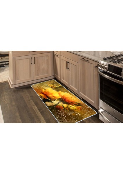 Kaymaz Deri Taban Tezgah Önü Mutfak Paspası 75 x 150 cm No: 377